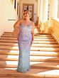 Primavera Couture 14042 Scoop Neck Sequin Dress