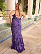 Primavera Couture 14045 Scoop Neck Lace-Up Back Dress