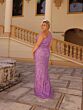 Primavera Couture 14049 Beaded One-Shoulder Dress