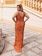 Primavera Couture 14053 V-Back Sleeveless Beaded Dress