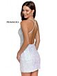 Primavera Couture 3353 Criss Cross Back V-Neck Dress