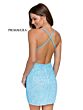 Primavera Couture 3353 Criss Cross Back V-Neck Dress