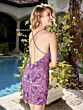 Primavera Couture 3519 Criss Cross Back Floral Dress