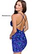 Primavera Couture 3519 Criss Cross Back Floral Dress