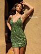 Primavera Couture 3519 Criss Cross Back Floral Dress