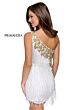 Primavera Couture 3556 One Shoulder Fringe Dress