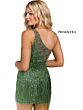 Primavera Couture 3556 One Shoulder Fringe Dress