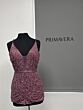 Primavera Couture 3566 Plunging Neckline Embellished Dress