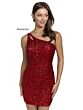 Primavera Couture 3573 Strappy Back One Shoulder Dress