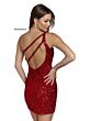 Primavera Couture 3573 Strappy Back One Shoulder Dress