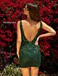 Primavera Couture 3807 Open V-Back Embellished Dress