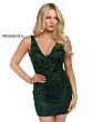 Primavera Couture 3807 Open V-Back Embellished Dress