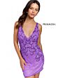 Primavera Couture 3807 Open V-Back Embellished Dress