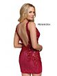 Primavera Couture 3807 Open V-Back Embellished Dress