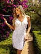 Primavera Couture 3808 Bare Back Floral Sequin Dress