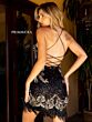 Primavera Couture 3811 Fringe Hem Sequin Dress