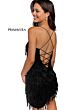 Primavera Couture 3812 Lace-Up Back Fringe Dress