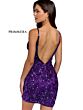 Primavera Couture 3813 Exposed Back Floral Sequin Dress