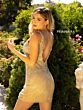 Primavera Couture 3817 Open V-Back Embellished Dress
