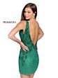 Primavera Couture 3826 Vine Beadwork Open Back Dress