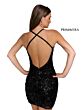 Primavera Couture 3832 Floral Beadwork Plunging Neck Dress