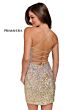 Primavera Couture 3833 Lace-Up Back Scoop Neck Dress