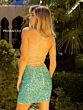 Primavera Couture 3833 Lace-Up Back Scoop Neck Dress