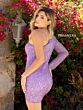 Primavera Couture 3849 One Sleeve Embellished Dress
