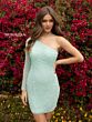 Primavera Couture 3849 One Sleeve Embellished Dress