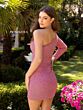 Primavera Couture 3849 One Sleeve Embellished Dress