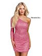 Primavera Couture 3849 One Sleeve Embellished Dress