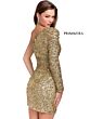 Primavera Couture 3853 One Sleeve Sequin Dress