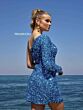 Primavera Couture 3860 High Slit One Sleeve Dress