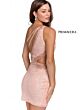 Primavera Couture 3863 One Shoulder Fringe Sequin Dress
