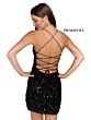 Primavera Couture 3891 Slit Skirt Lace-Up Back Dress