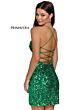 Primavera Couture 3891 Slit Skirt Lace-Up Back Dress