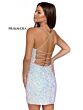 Primavera Couture 3891 Slit Skirt Lace-Up Back Dress