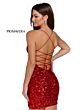 Primavera Couture 3891 Slit Skirt Lace-Up Back Dress