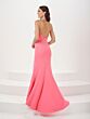 Panoply 14159 Choker Neck High Slit Dress