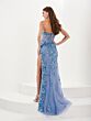 Panoply 14177 Cutaway Slit Strapless Corset Dress