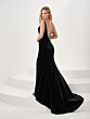 Panoply 14198 Double Cape Plunging Neck Dress