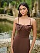 Christina Wu 22227 Bow Neck Spaghetti Strap Bridesmaid Dress