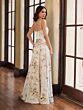 Christina Wu 22253 Slit Skirt Corset Top Bridesmaid Dress