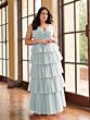 Christina Wu 22256 Layered Skirt Ruched Top Bridesmaid Dress - Stock Only