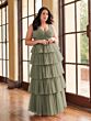 Christina Wu 22256 Layered Skirt Ruched Top Bridesmaid Dress - Stock Only