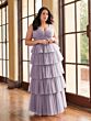 Christina Wu 22256 Layered Skirt Ruched Top Bridesmaid Dress - Stock Only