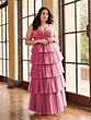 Christina Wu 22256 Layered Skirt Ruched Top Bridesmaid Dress - Stock Only