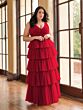 Christina Wu 22256 Layered Skirt Ruched Top Bridesmaid Dress - Stock Only