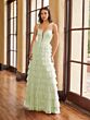 Christina Wu 22258 Ruffle Skirt Corset Top Bridesmaid Dress