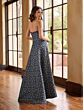 Christina Wu 22263 Floral Print High Low Bridesmaid Dress